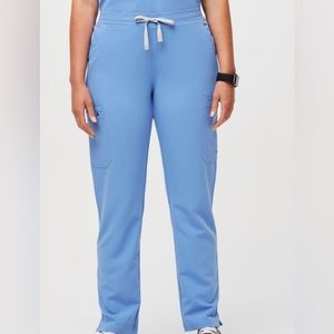 FIGS Yola Skinny Ceil Blue Pants